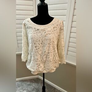 Full lace Torrid top.